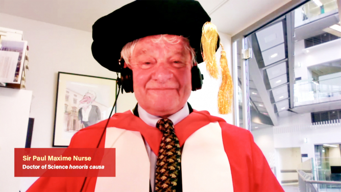 Sir Paul Maxime NURSE 
Doctor of Science honoris causa 